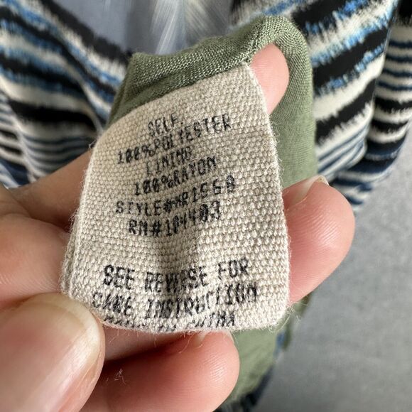 Moon River Anthropologie Boho Hanky Hem Hippie Handkerchief Dress Beach Size M - Picture 10 of 10